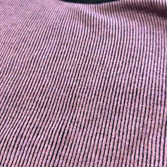 Roan + Ryan Evereve Black/Lilac Harper Pullover Striped Sweater Medium - Picture 11 of 13
